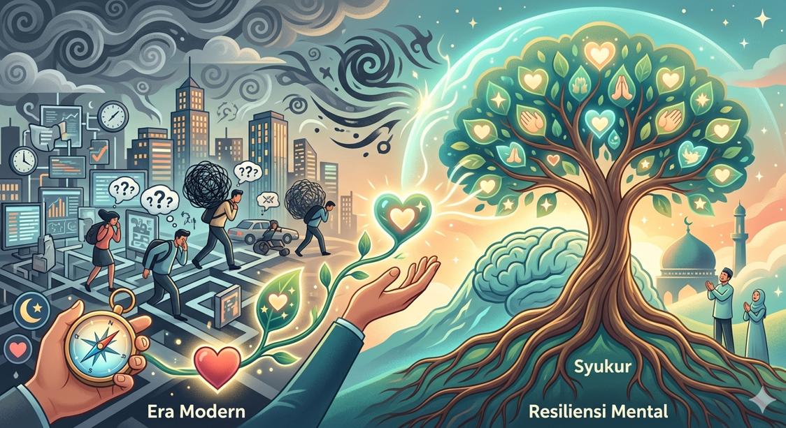 Konsep Syukur dalam Psikologi Islam: Kunci Utama Resiliensi Mental di Era Modern